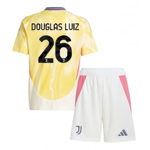 Juventus Douglas Luiz #26 Gostujuci Dres za Dječji 2024-25 Kratak Rukavima (+ kratke hlače)